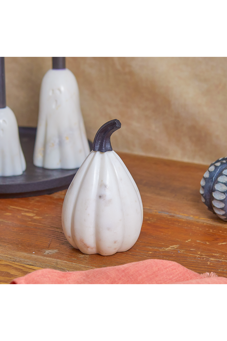 White Marble Pumpkin, Alternate, color, White