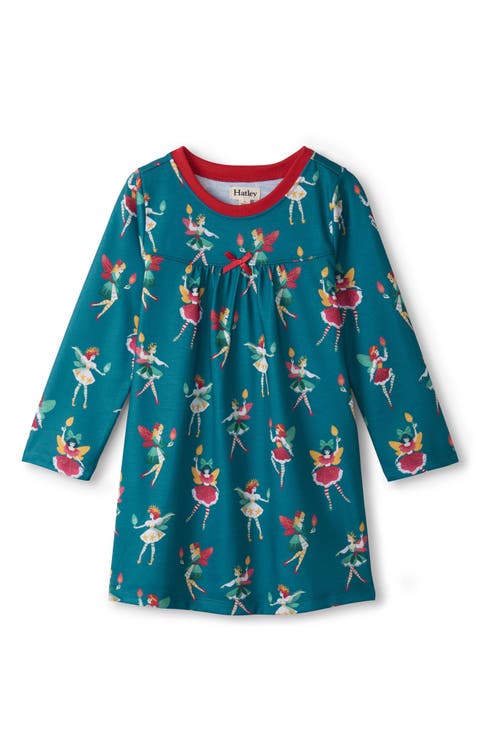 Kids' Bright Fairies Long Sleeve Nightgown (Toddler, Little Kid & Big Kid)