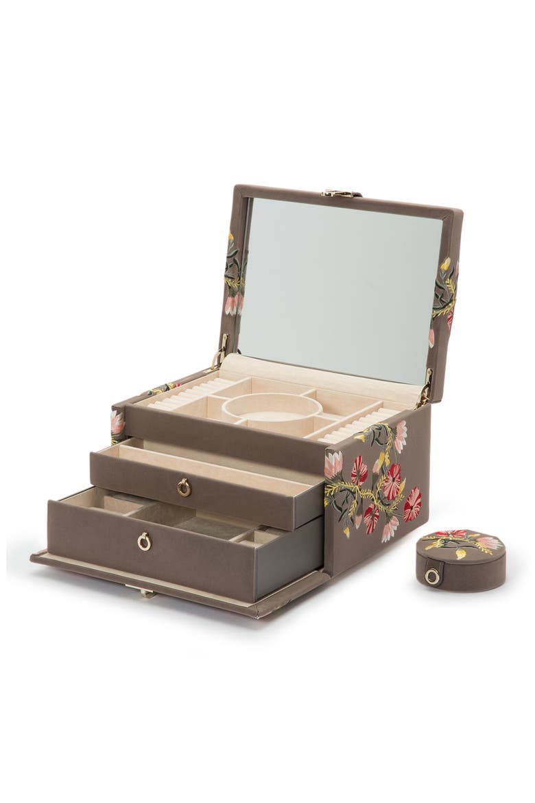 Zoe Medium Jewelry Box, Alternate, color, MINK