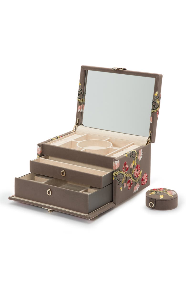 WOLF Zoe Medium Jewelry Box, Alternate, color, 