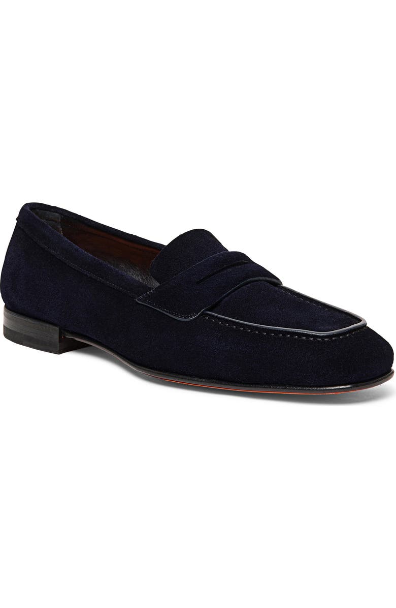 Santoni Figaro Penny Loafer, Main, color,
