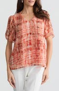 KASPER Flutter Sleeve Top