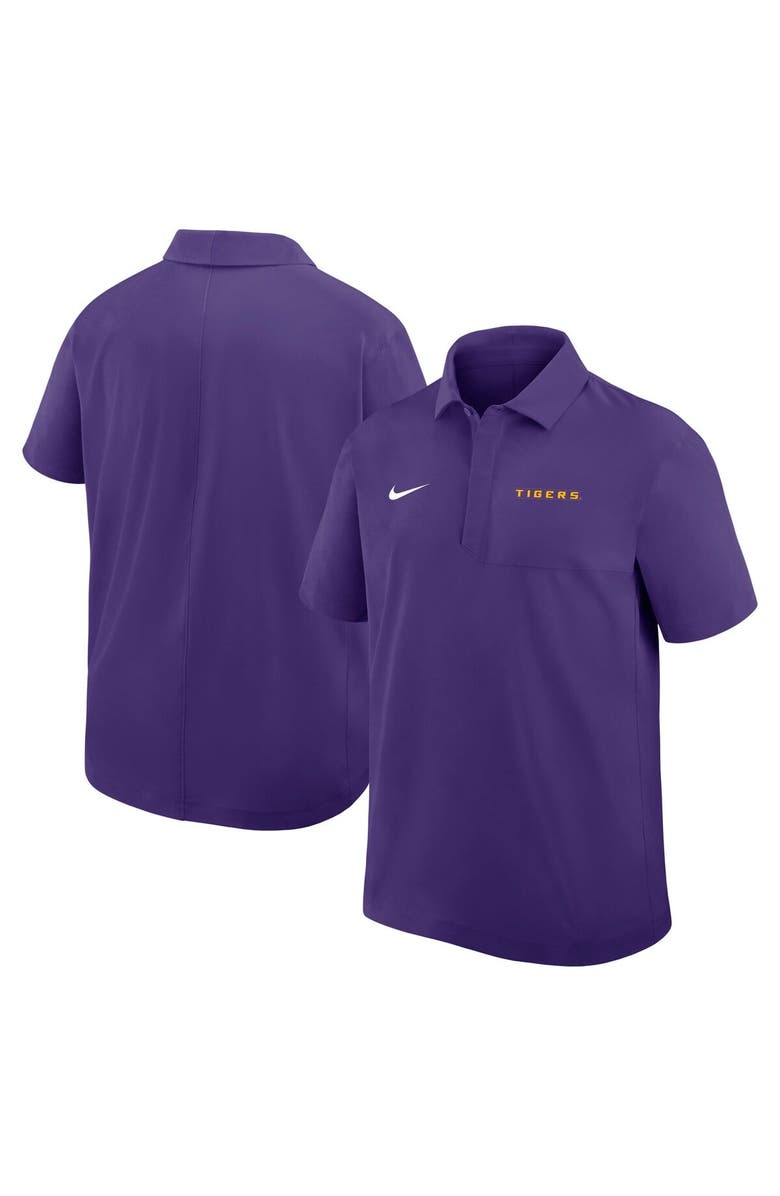 Nike Men's Nike Purple LSU Tigers 2025 Coaches Sideline Polo, Alternate, color, Purple
