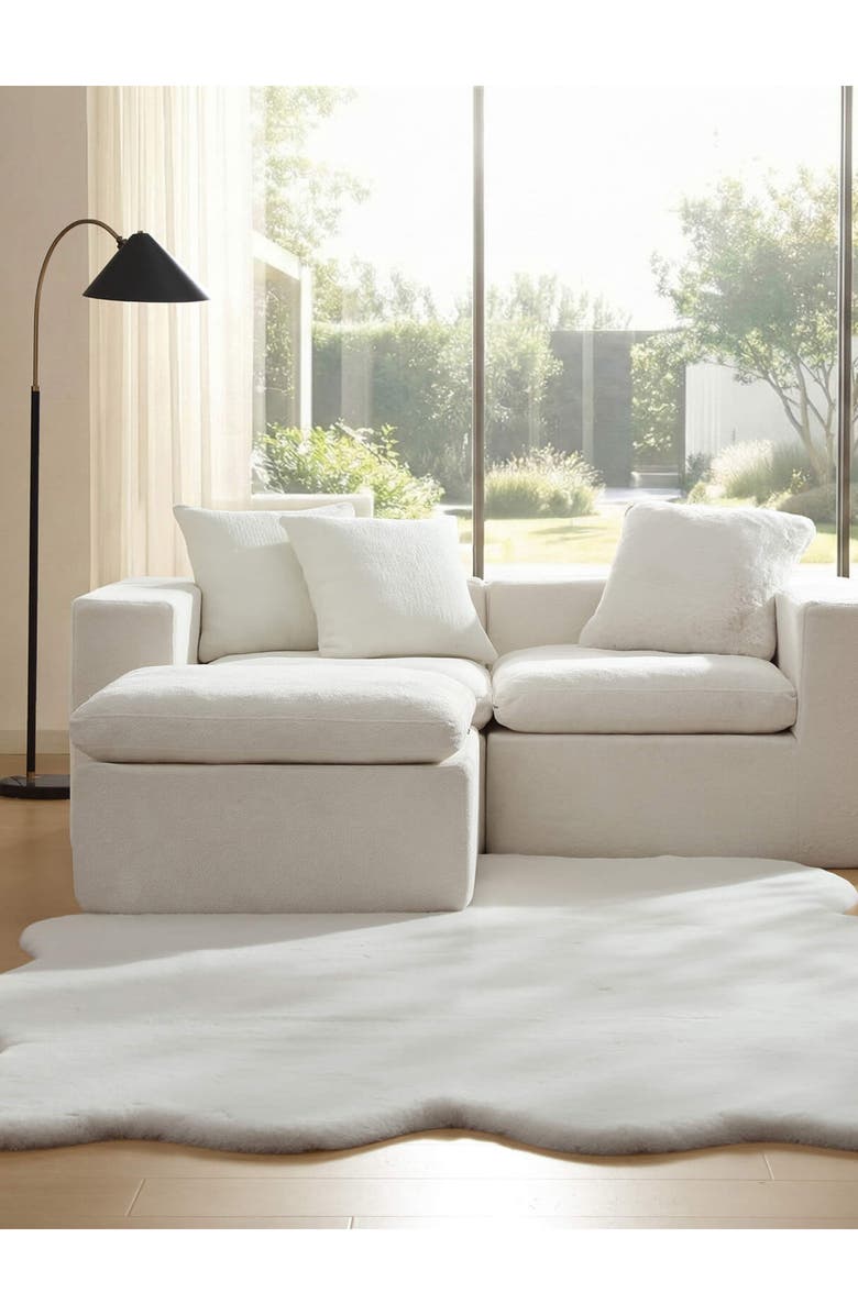 Sunday Citizen Faux Fur Accent Pillow, Alternate, color, 