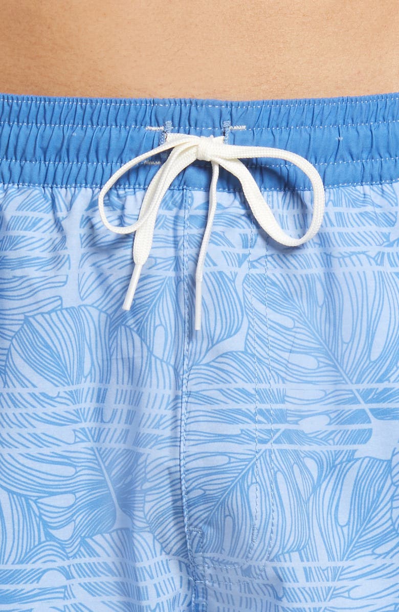 TravisMathew Perth Swim Trunks, Alternate, color, Heather Vintage Indigo