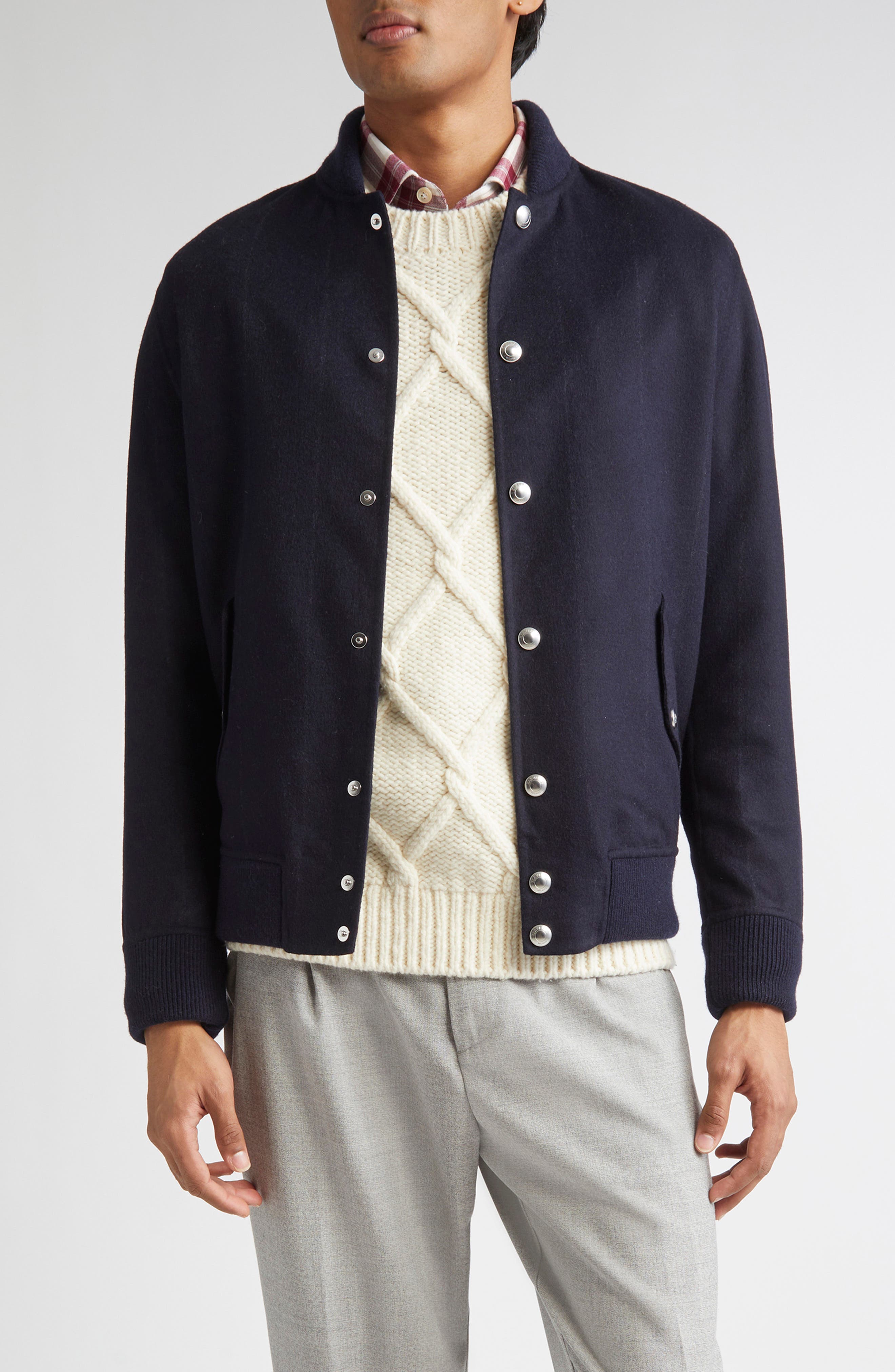 Wool Bomber Jacket