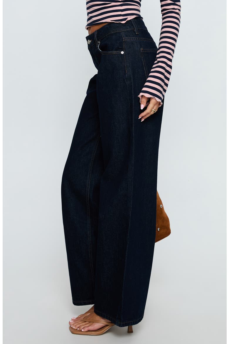 Ellanor Low Rise Straight Leg Jeans, Alternate, color, INDIGO BLUE