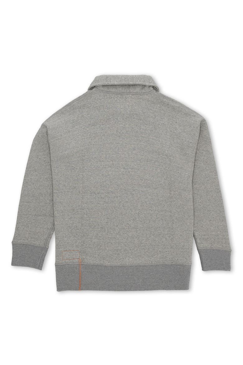 Idaho Cotton 3/4 Zip Sweatshirt, Alternate, color, MELANGE