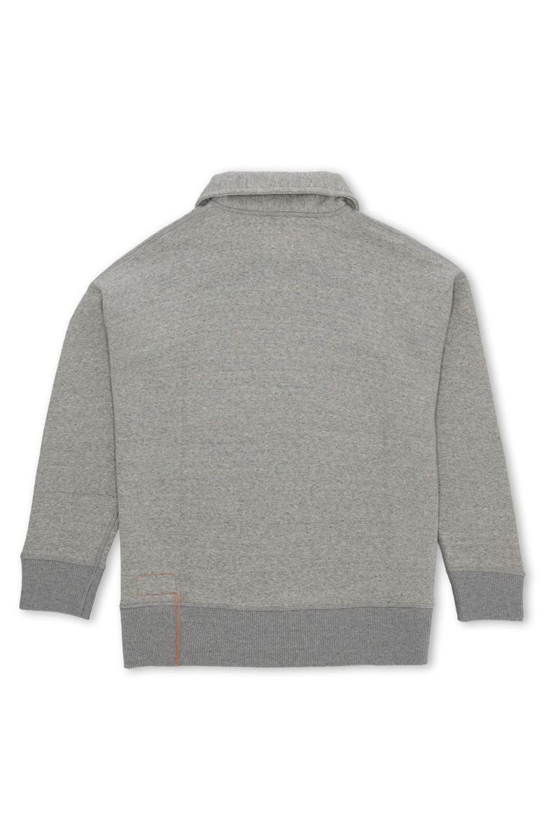 Fortela Idaho Cotton 3/4 Zip Sweatshirt, Alternate, color, Melange