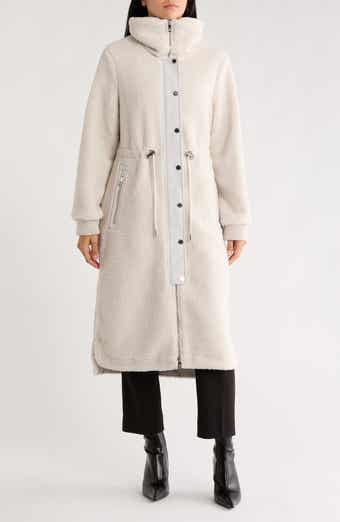 Michael Kors Faux Shearling Anorak Jacket