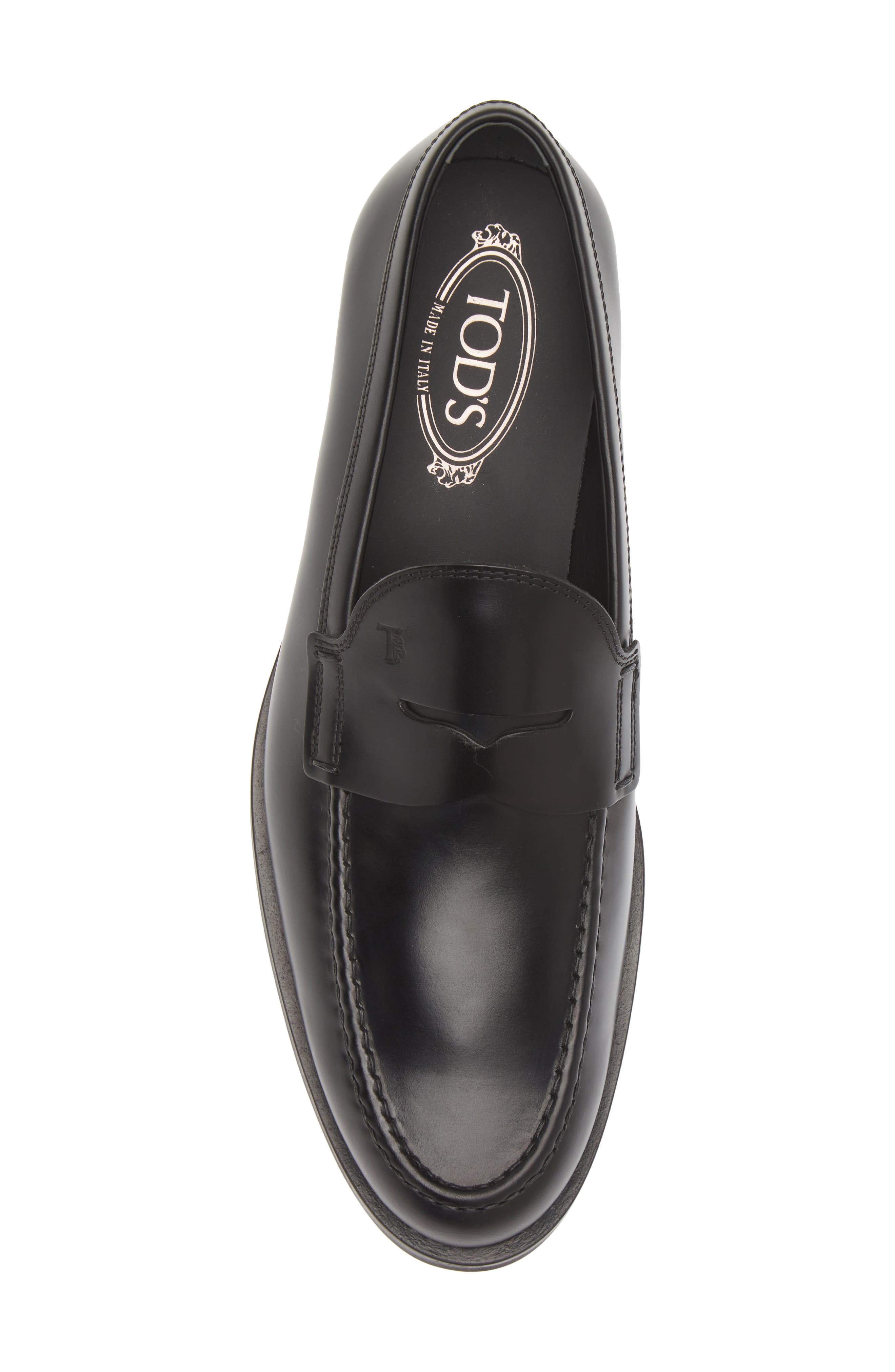 Tod's Formale Penny Loafer, Alternate, color, Nero