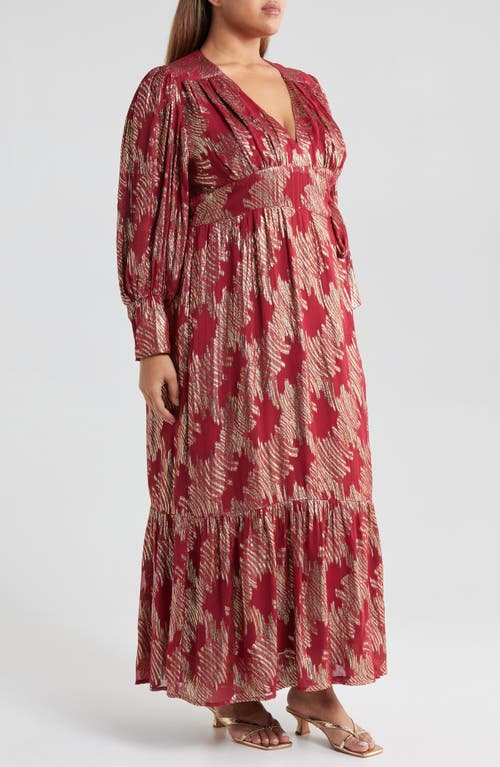CIEBON CIEBON ISA LONG SLEEVE MAXI DRESS