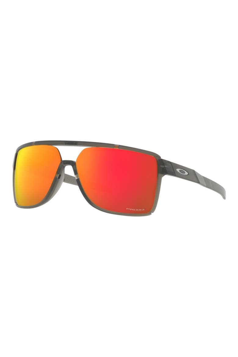 Castel 63mm Prizm™ Oversize Rectangular Sunglasses, Alternate, color, SMOKE