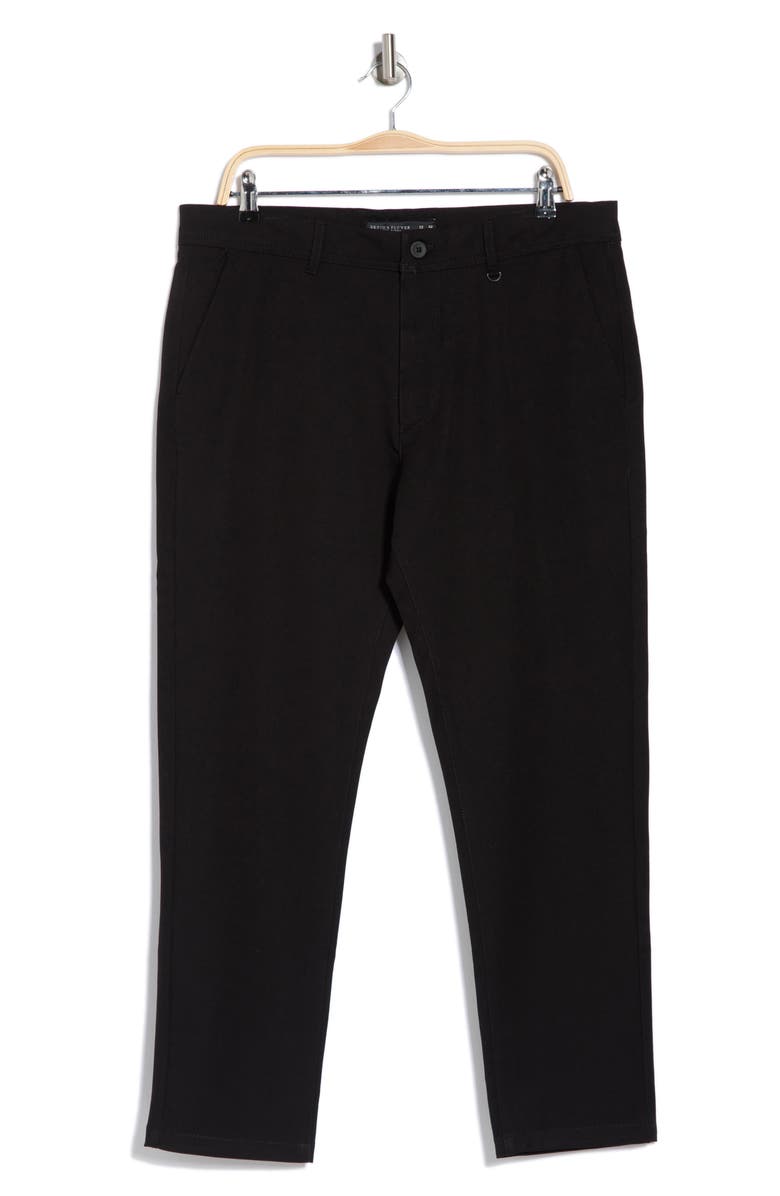 DENIM AND FLOWER City High Waist Crop Pants, Alternate, color, Black