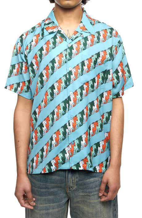 Round Two Mustang Stripe Camp Shirt