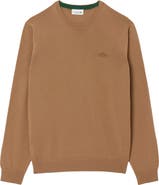 Lacoste Merino Wool Crewneck Sweater