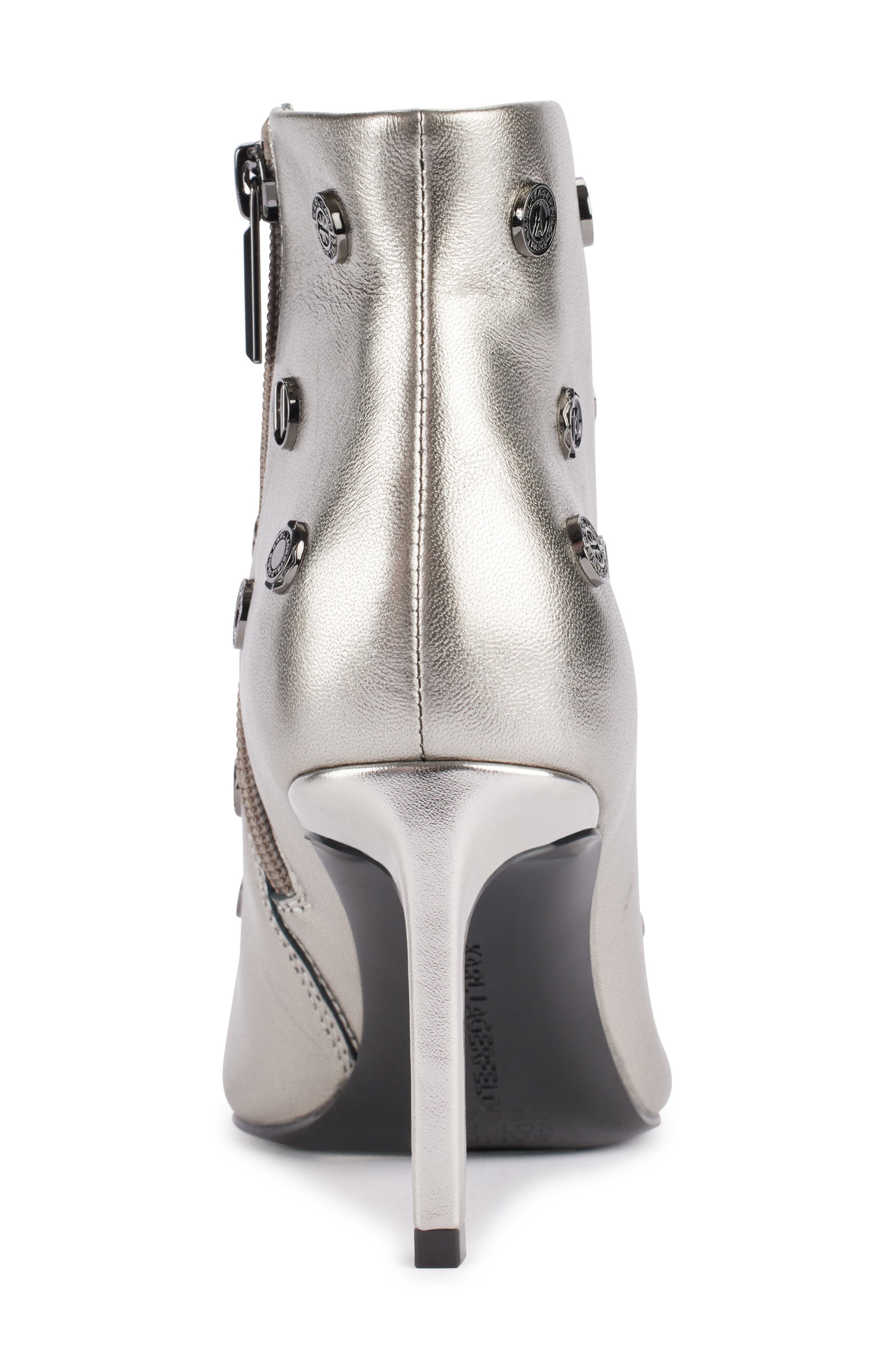 KARL LAGERFELD PARIS Saina Metallic Bootie, Alternate, color, 