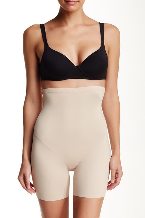 High-Waist Mid-Thigh Shaping Shorts