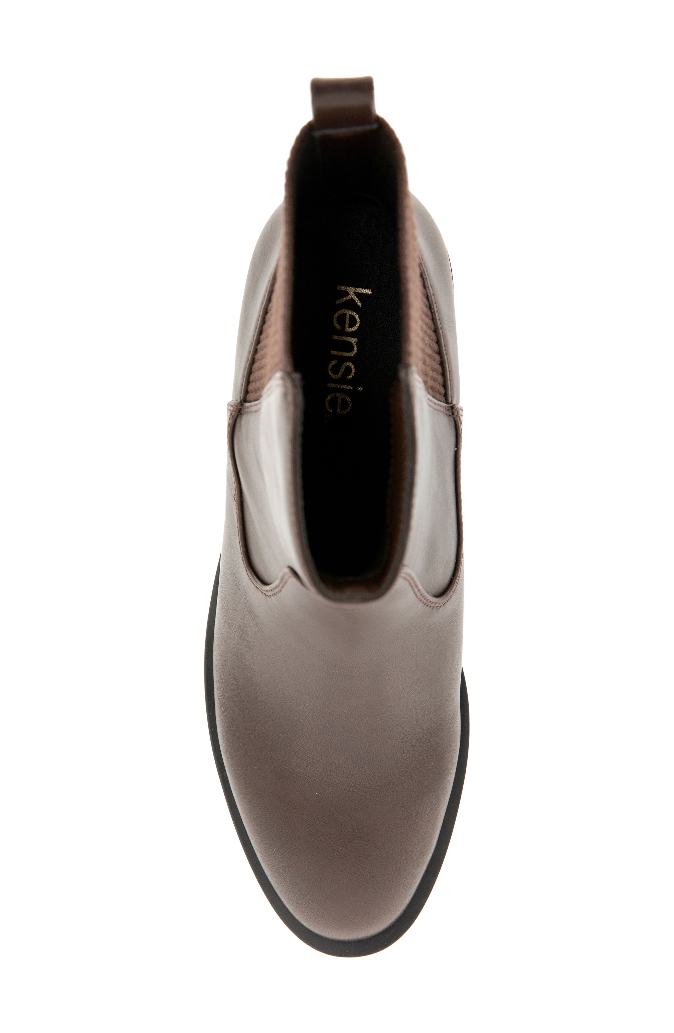 Franca Faux Leather Chelsea Bootie, Alternate, color, DARK ESPRESSO