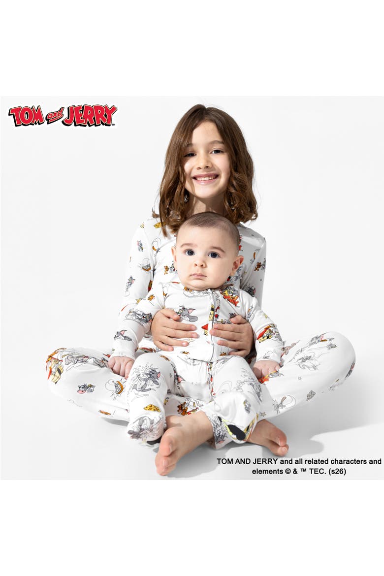 Baby Tom & Jerry Classic Convertible Footie, Alternate, color, Tom & Jerry: Classic