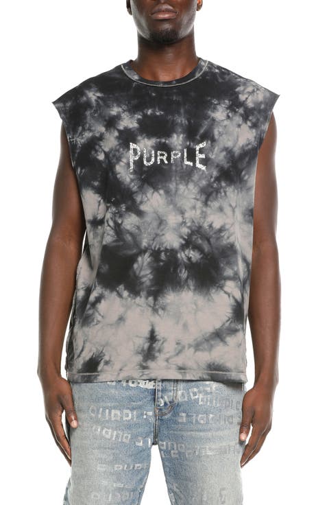 Sleeveless Cotton Graphic T-Shirt