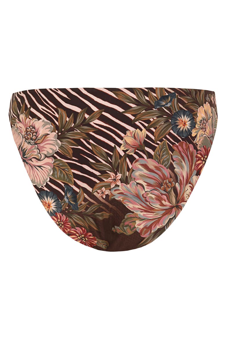 Ilu Zafra Low Rise Bikini Bottoms, Alternate, color, BROWN MULTI