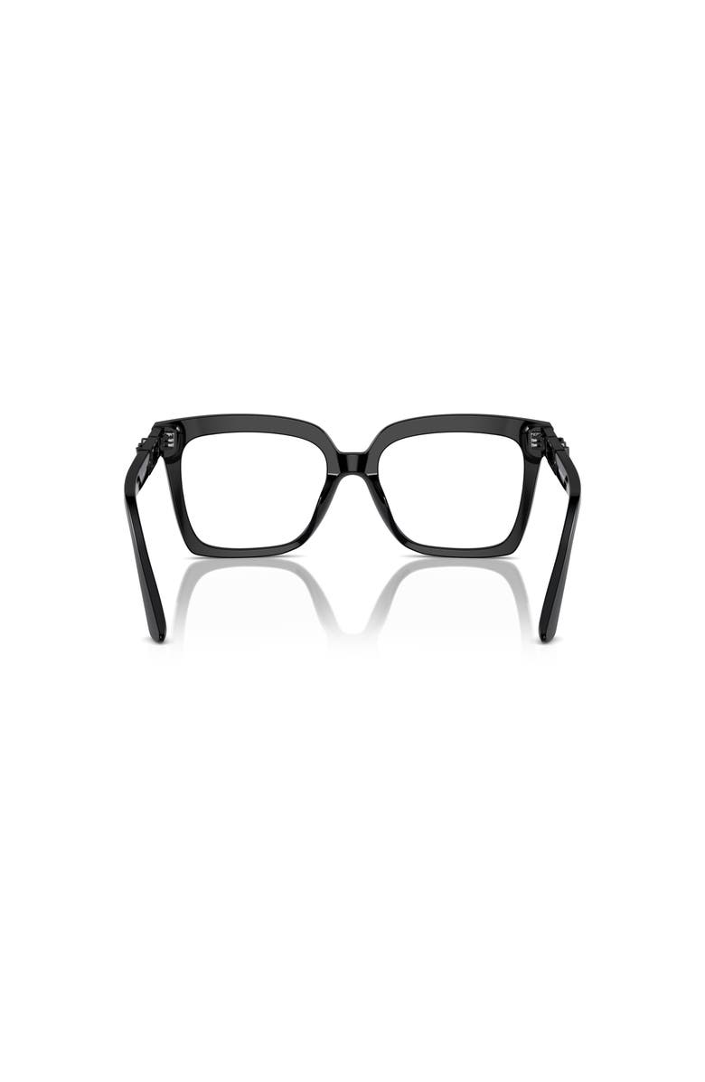Michael Kors 53mm Square optical glasses, Alternate, color, Black