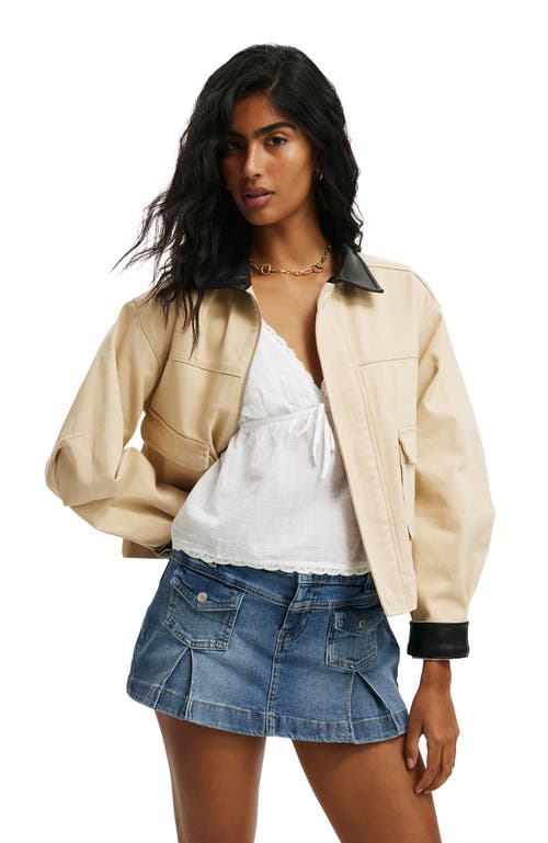 Cotton On Micro Pleat Denim Skirt