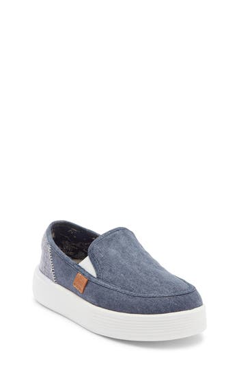 Hey Dude Kids' Sunapee Slip-on Sneaker In Gray