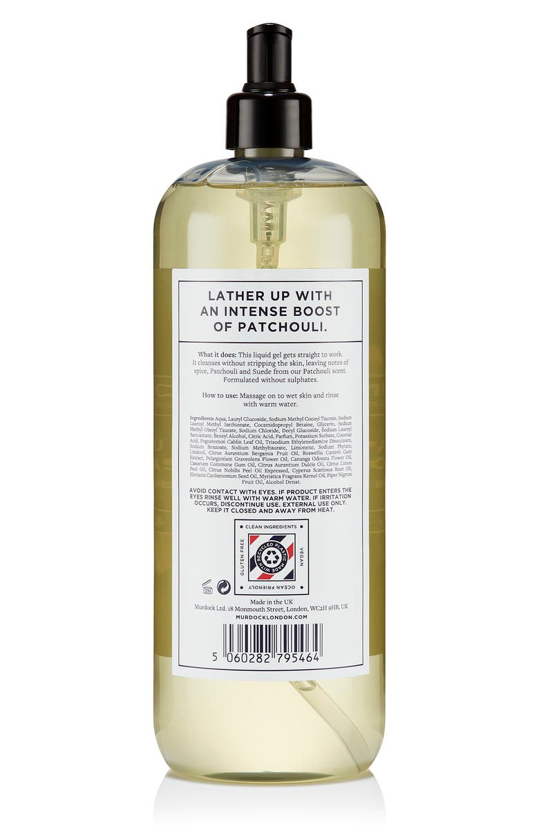 Murdock London Jumbo Size Patchouli Body Wash (Nordstrom Exclusive) USD $96 Value, Alternate, color, 