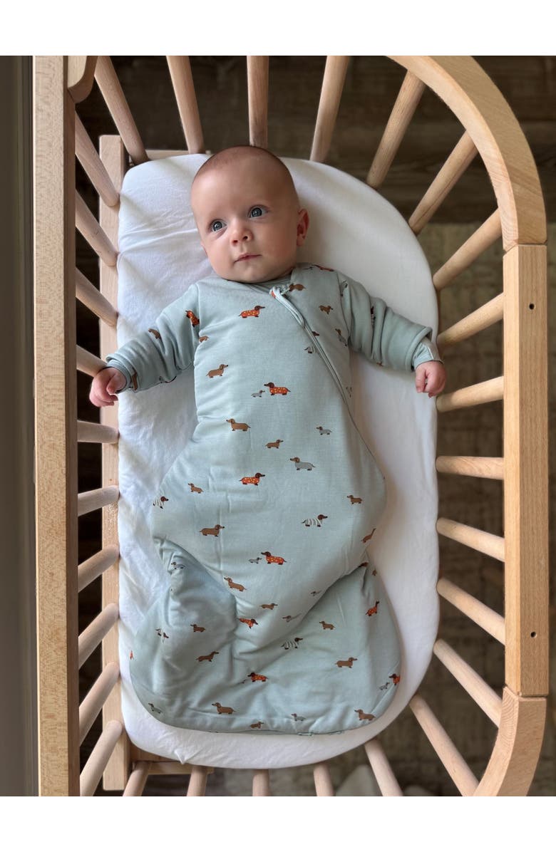 gunamuna Long Sleeve Swaddle Sleep Bag, 1.0 TOG - Baby, Alternate, color, Woof
