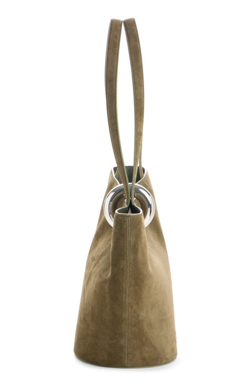 Jacquemus Le Bambola Moyen Suede Bucket Bag