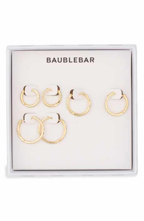 On a Loop Set of 3 Hoop Earrings