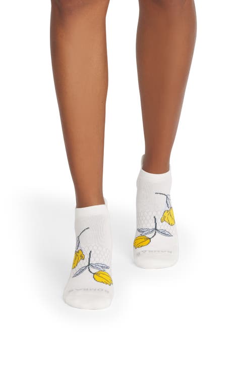 Realistic Floral Ankle Socks