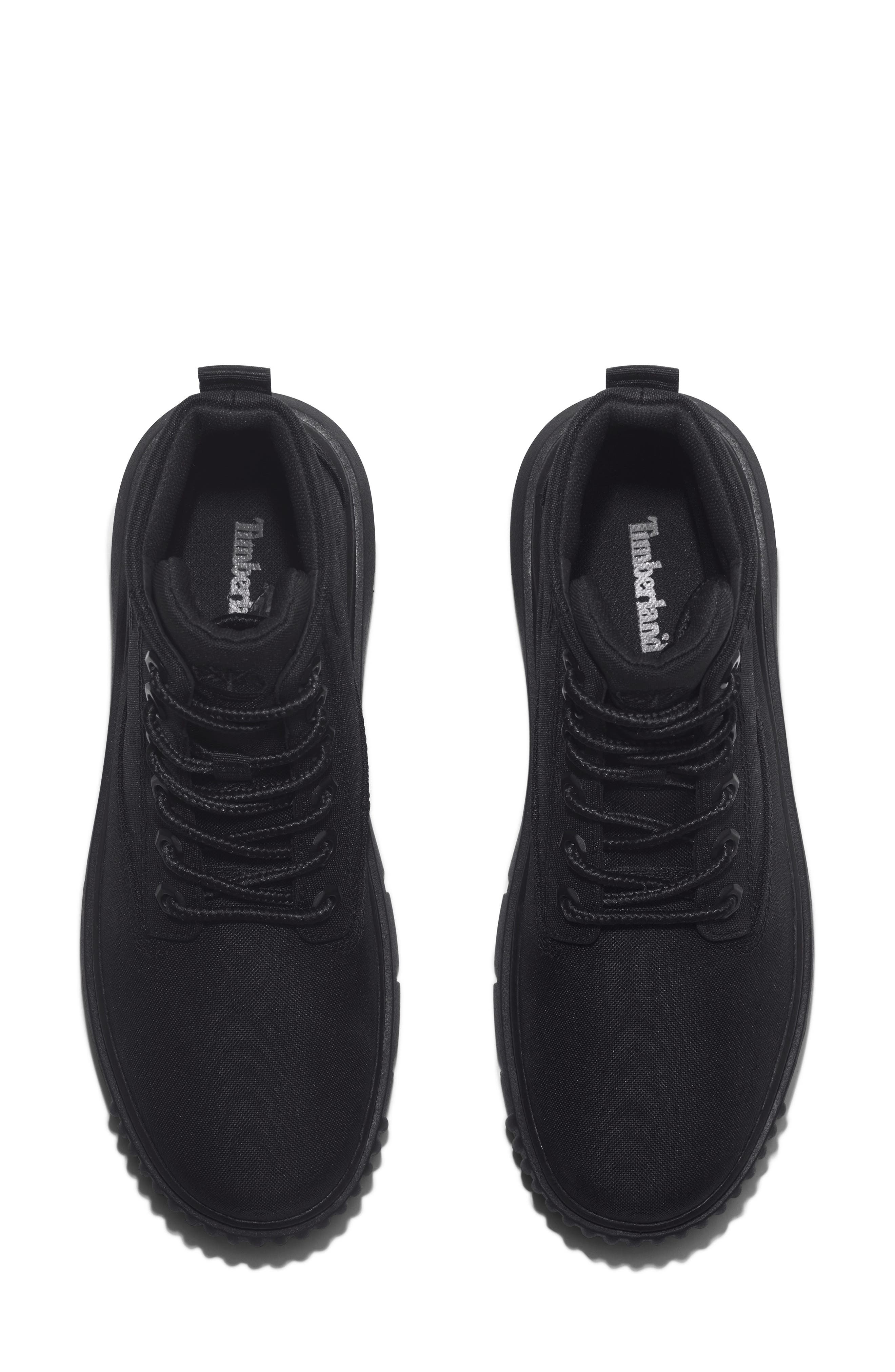 Greyfield Lace-Up Boot, Alternate, color, JET BLACK