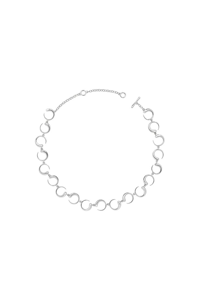 Luna Necklace, Main, color, Sterling Silver
