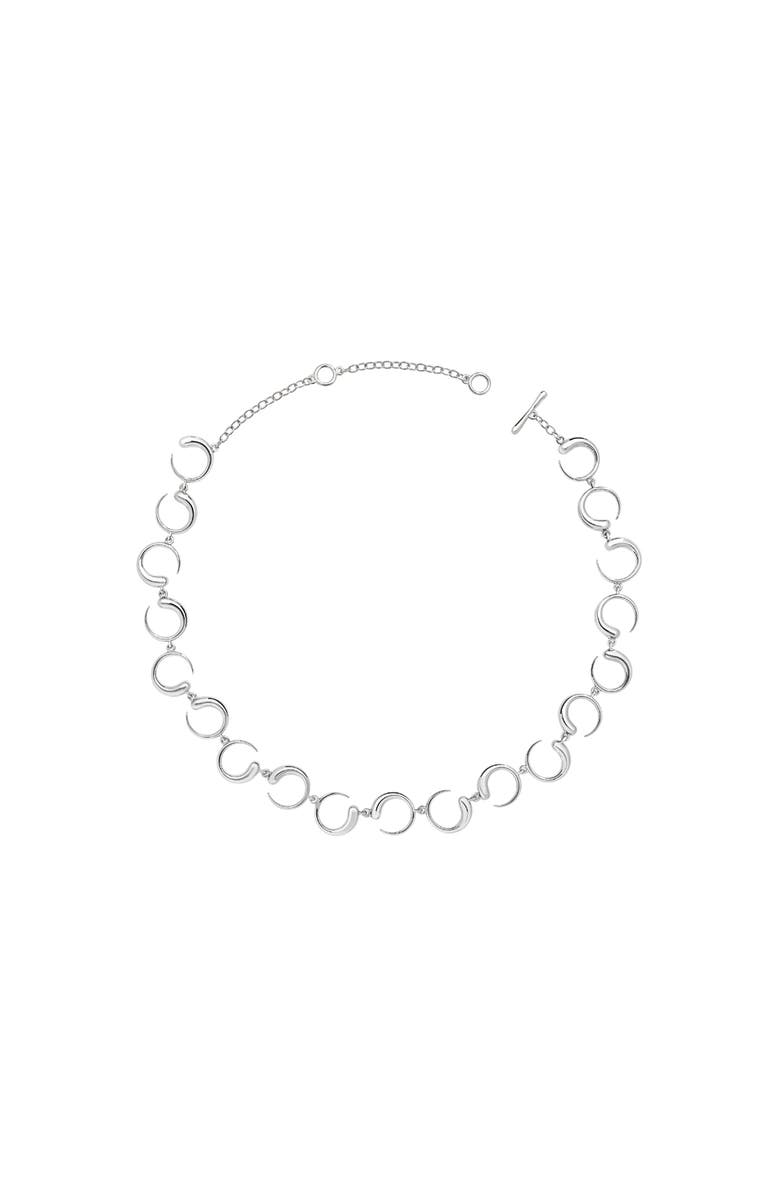Lucy Quartermaine Luna Necklace, Main, color, Sterling Silver