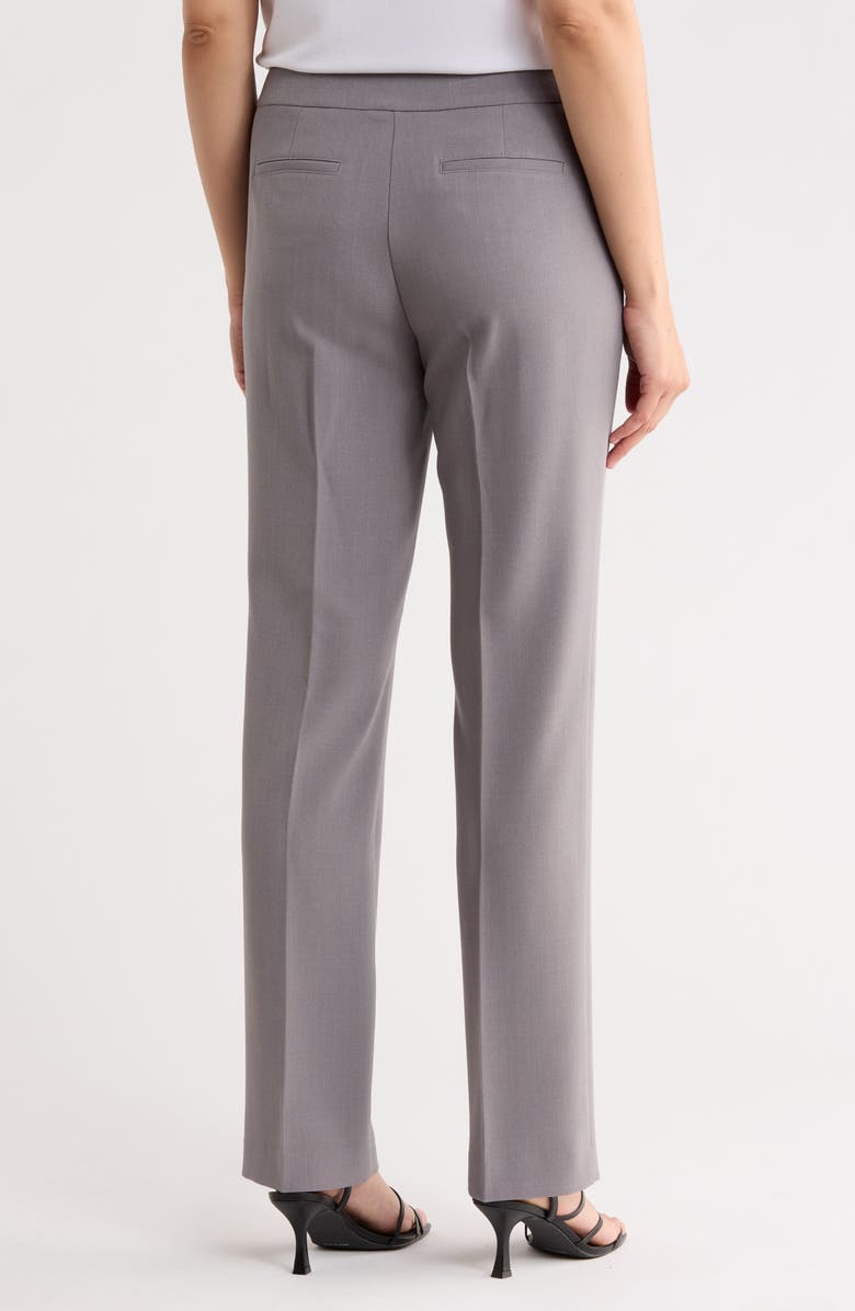 KASPER Flat Front Pants, Alternate, color, Granite