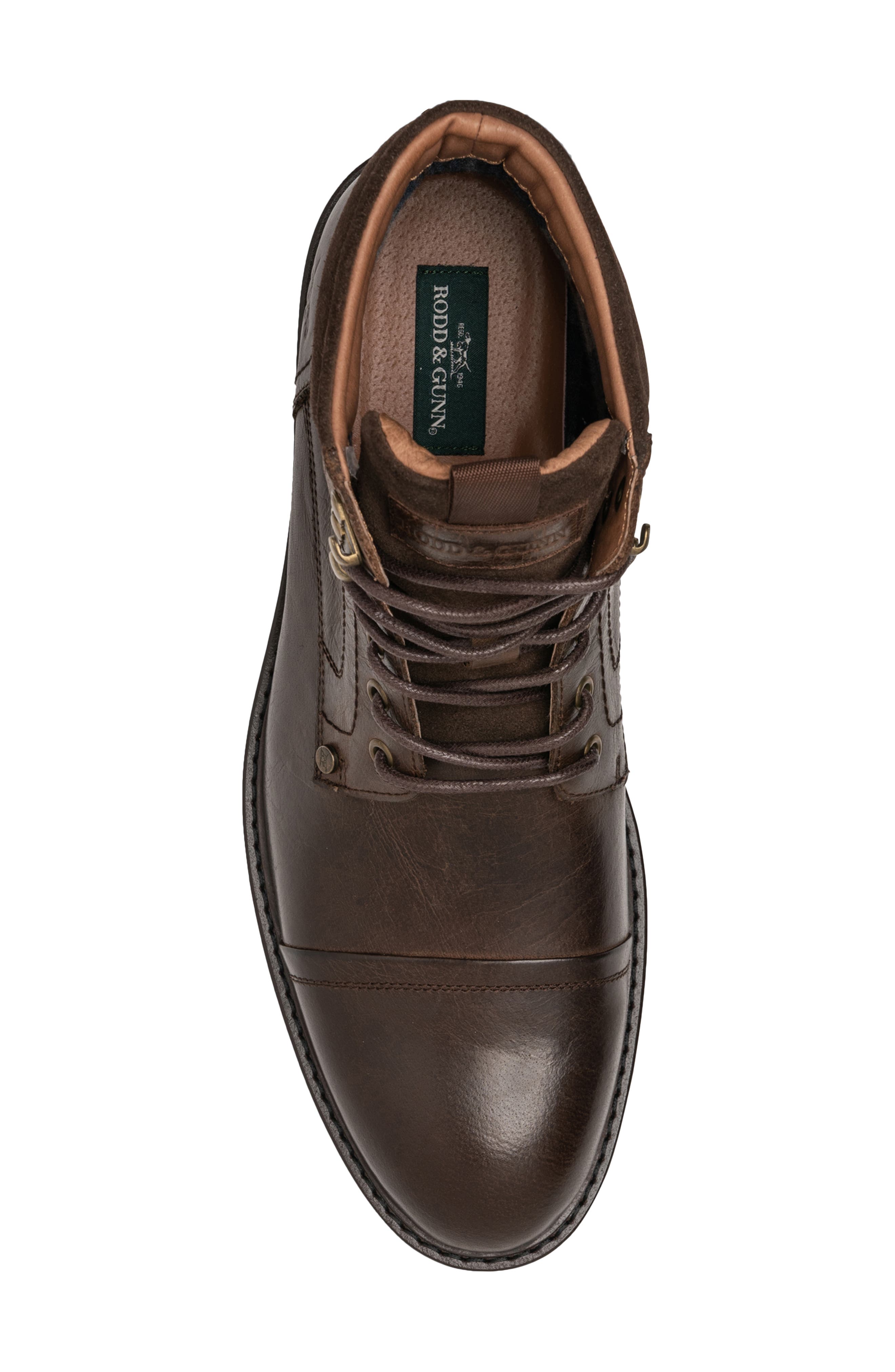 Dunedin Military Boot, Alternate, color, CHOCOLATE WASH