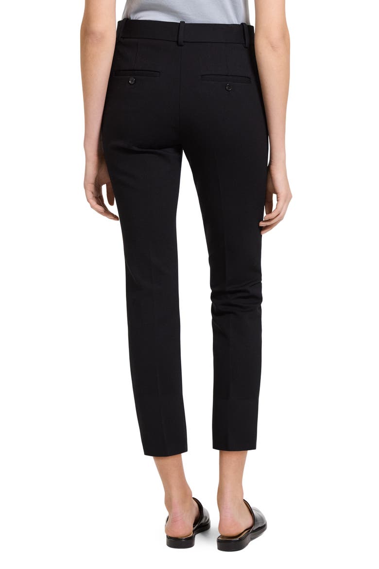Treeca Slim Fit Crop Pants, Alternate, color, BLACK