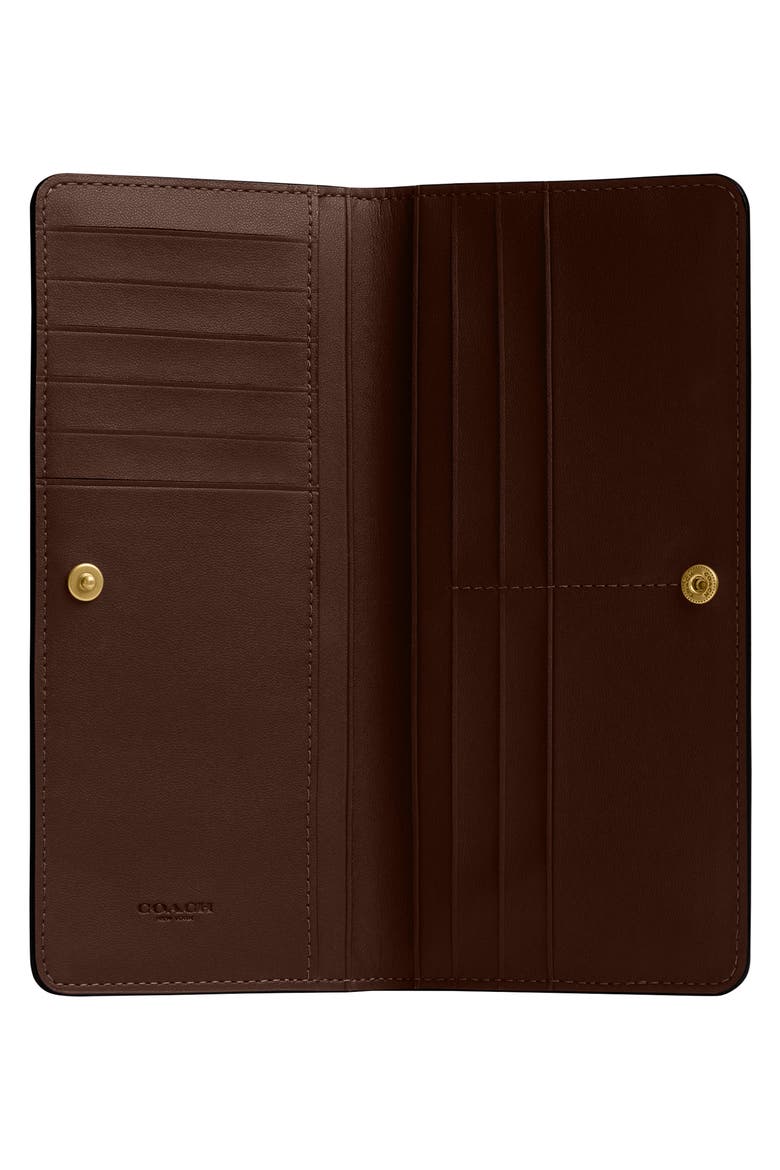 Refined Calf Leather Bifold Wallet, Alternate, color, MAPLE