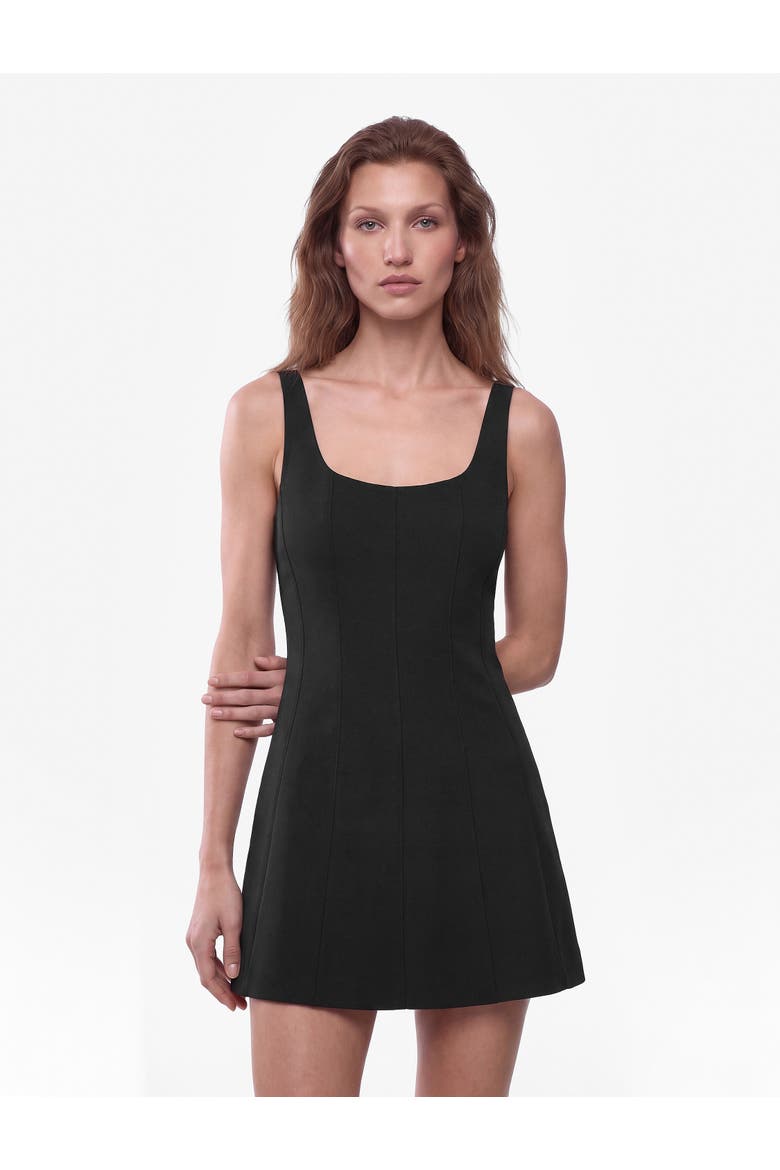Mini Dress, Alternate, color, BLACK