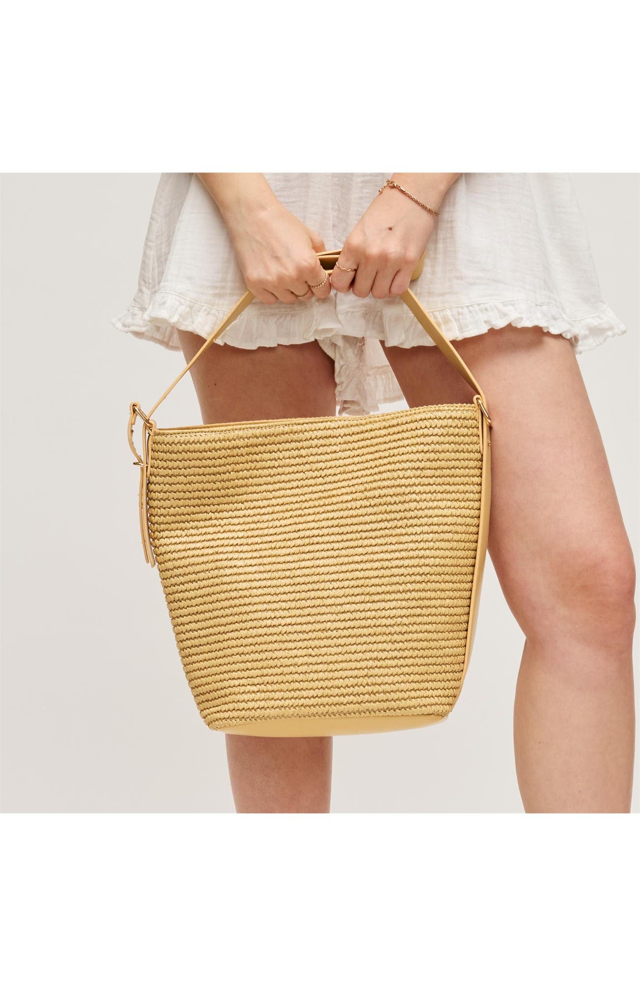 Jessica - Straw Tote, Alternate, color, Natural