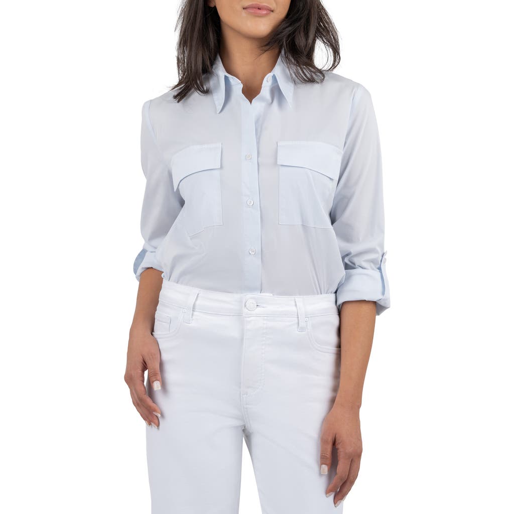 Kut From The Kloth Analeah Stretch Cotton Button-up Shirt