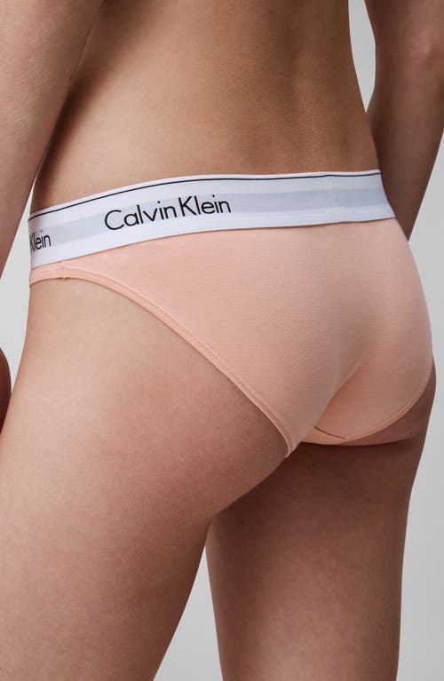 Calvin Klein Modern Cotton Bikini In Melon Frenzy