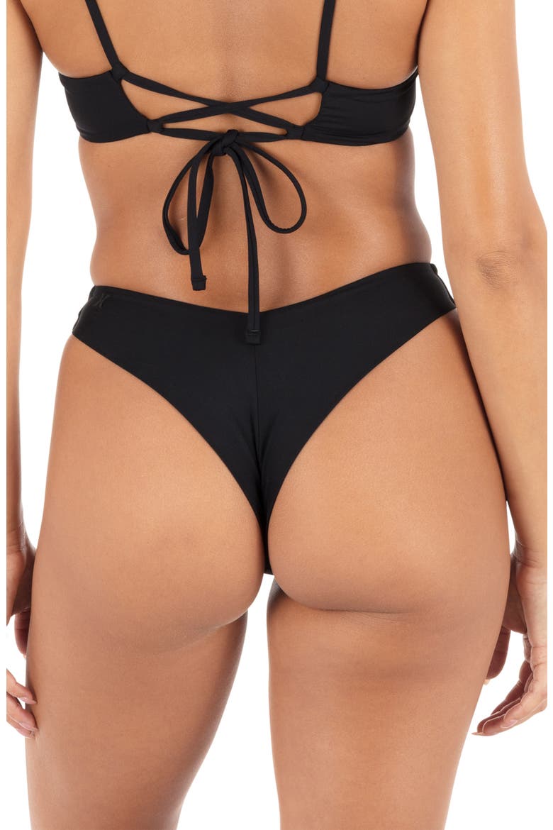 V-Front Skimpy Bikini Bottoms, Alternate, color, BLACK