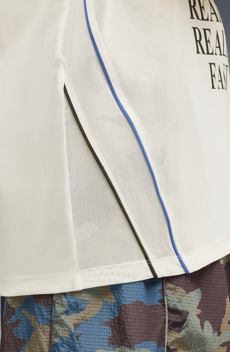 PUMA Nine to Five Mesh Graphic T-Shirt, Alternate, color, Warm White