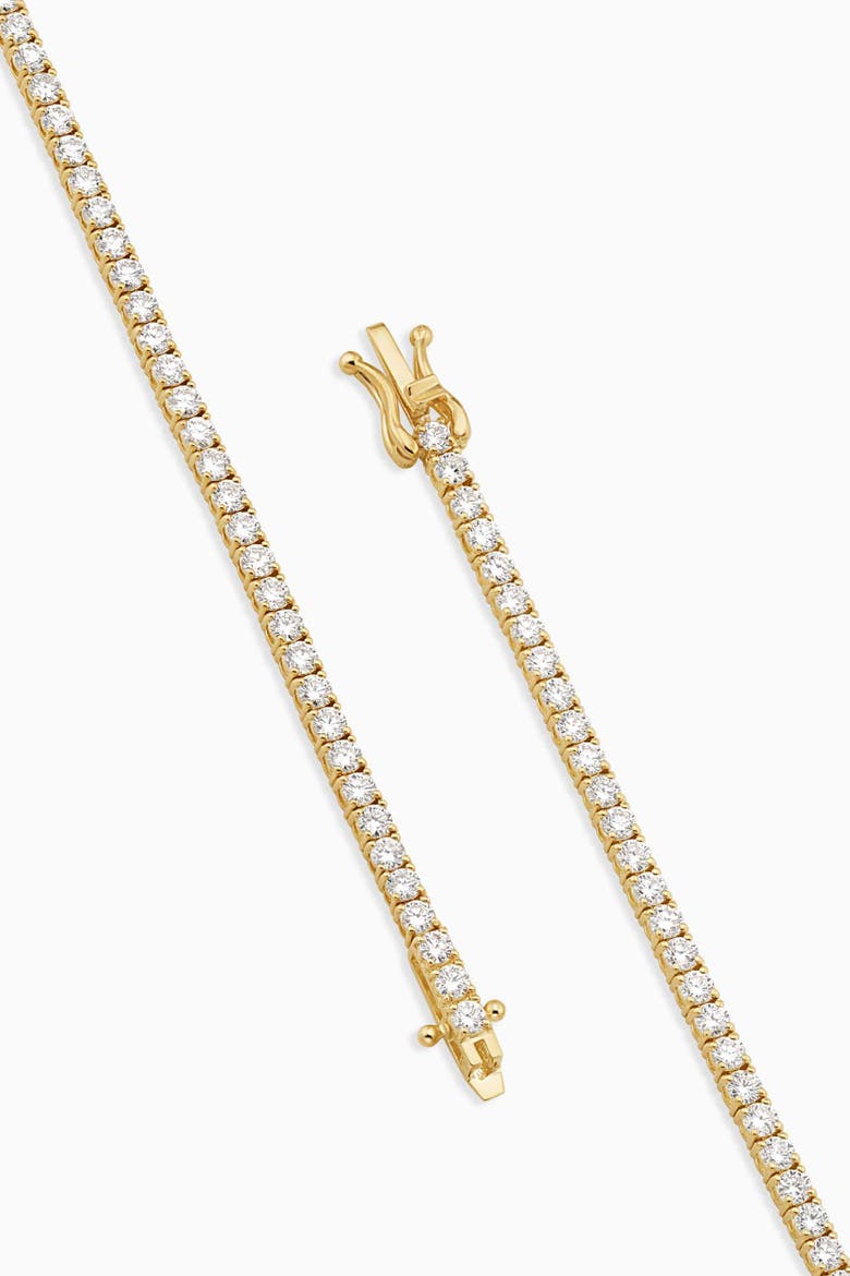 14K Yellow Gold Luminous Lab Diamond Tennis Bracelet, Alternate, color, Yellow Gold, Lab Diamonds