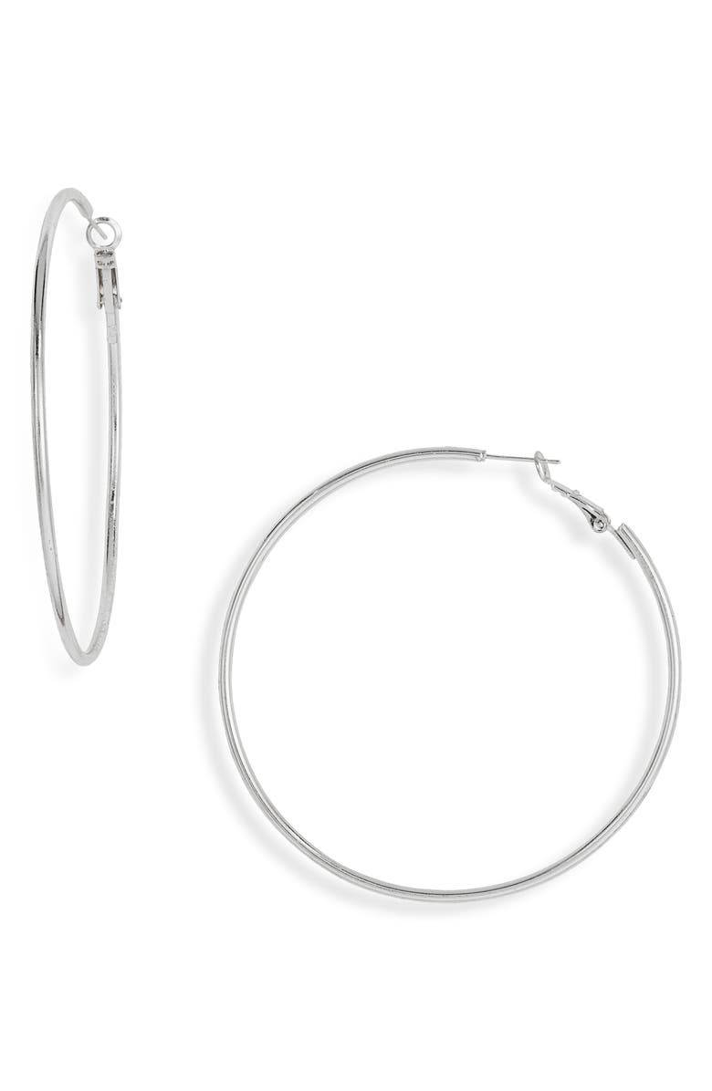 Nordstrom Demifine Jumbo Hoop Earrings, Main, color,