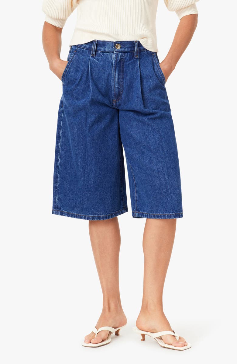 Habitual Campbell Pleated Bermuda Denim Shorts, Main, color, Cornflower Blue